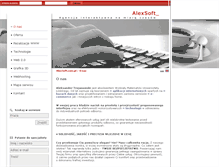 Tablet Screenshot of alexsoft.com.pl